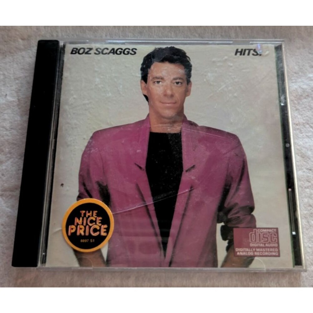 Boz Scaggs Hits! CD 1990 Very Good Scratch Free CD